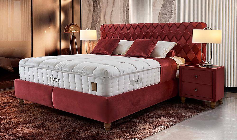 Loft Aston Baza + Başlık + Yatak Baza Setleri