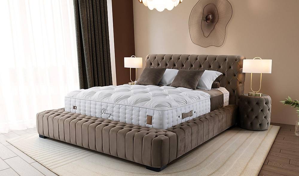 Plumy Baza + Başlık + Yatak Baza Setleri