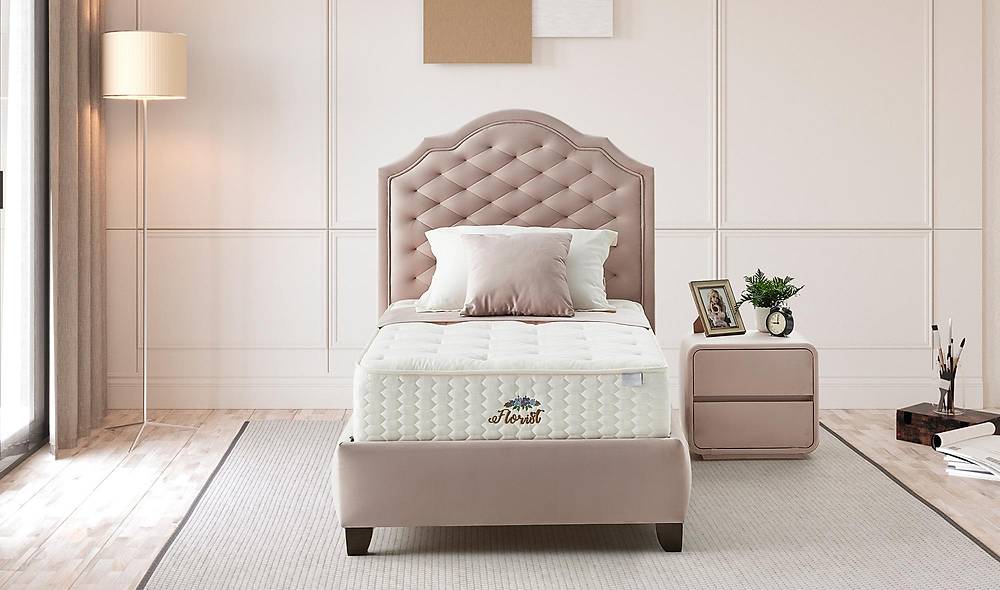 Florist Cindy Baza + Başlık + Yatak Baza Setleri