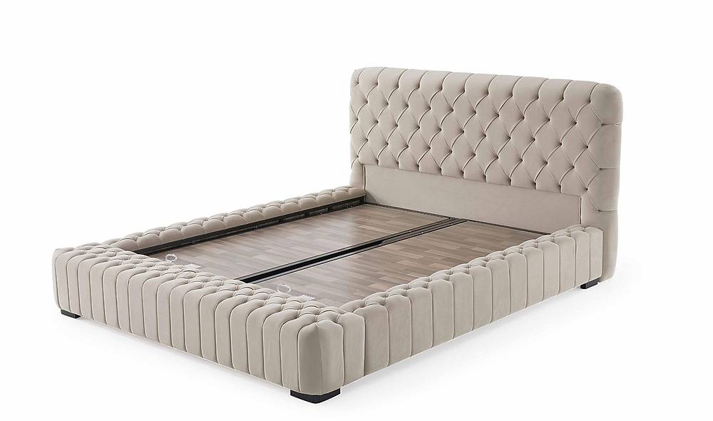 Arya Bazalı Karyola ve Başlık Yatak Baza Başlık