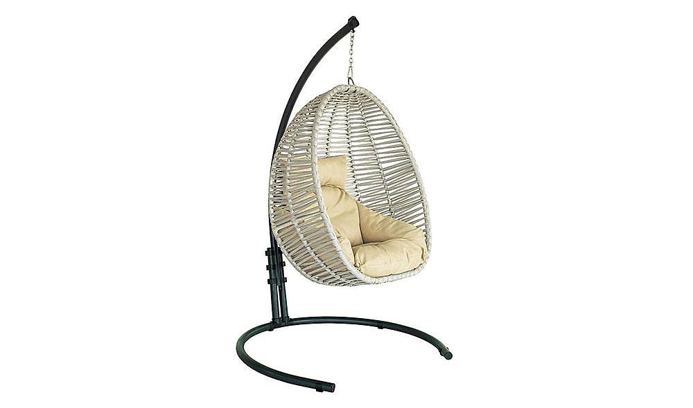 Mykonos Rattan Bej Balkon - Bahçe Salıncak Salıncak