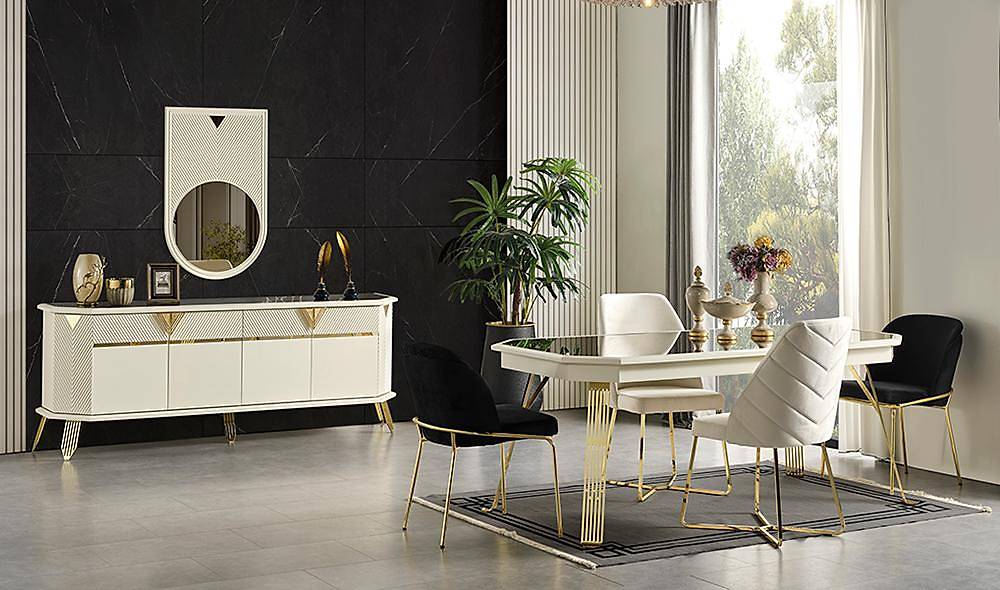 Suave Krem Yemek Odası Yemek Odası