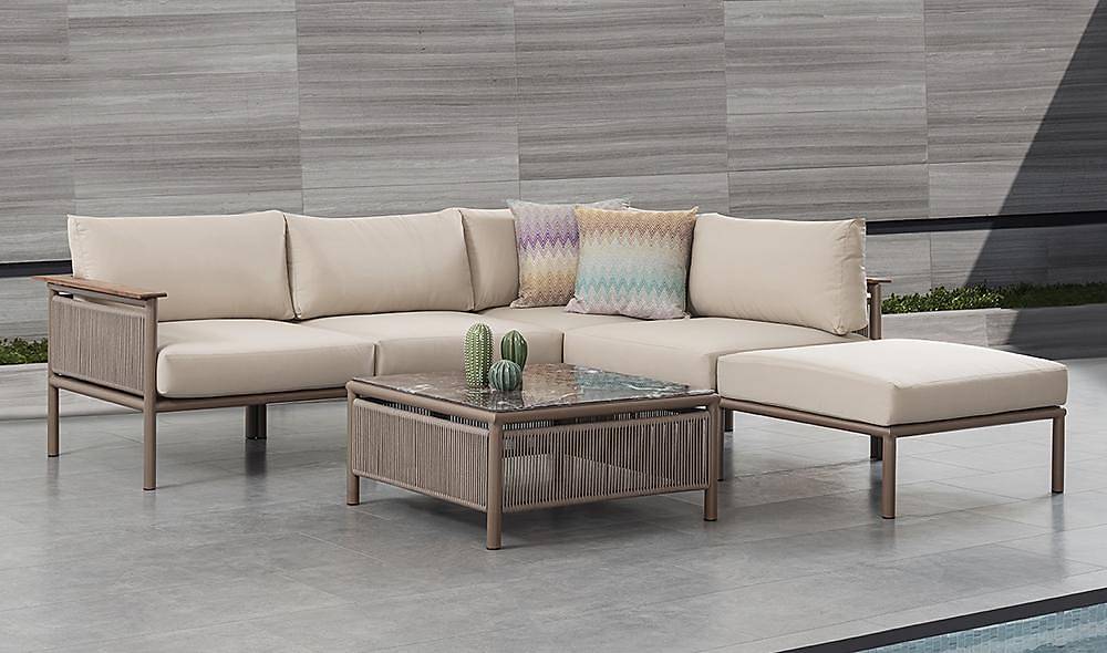 Nossa Bronz L Bahçe Koltuğu Bahçe Oturma Grubu