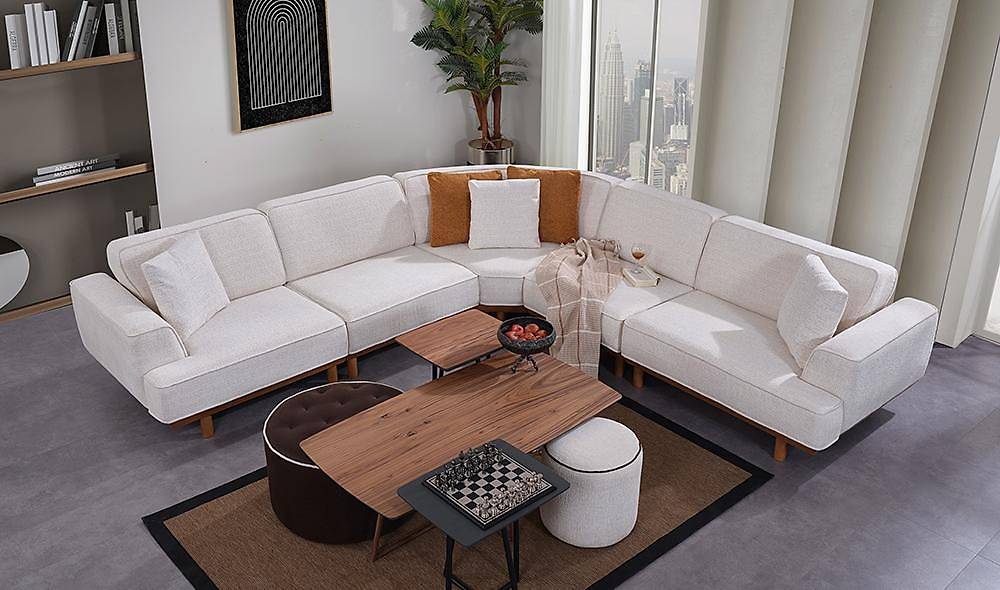 Minotti Köşe Takımı Köşe Koltuk