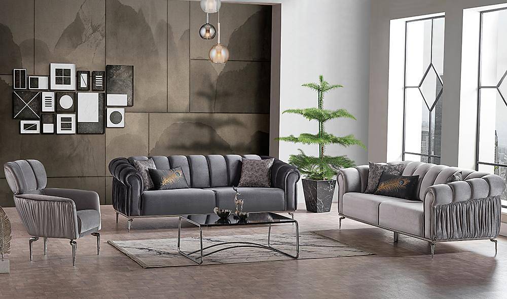 Capris Salon Takımı Metal Kasa Koltuk Takımı