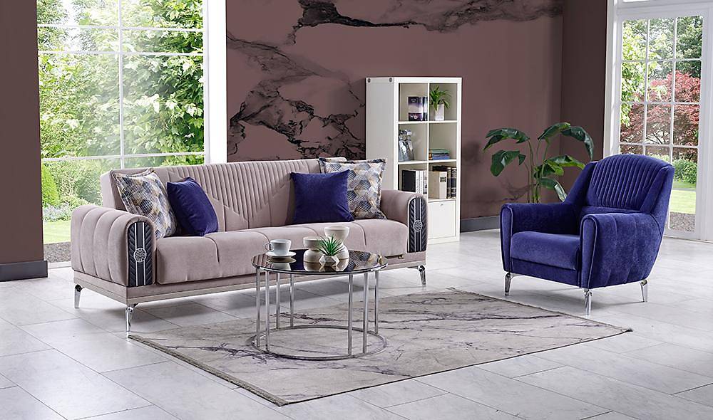 Regal Oturma Grubu Metal Kasa Oturma Grubu