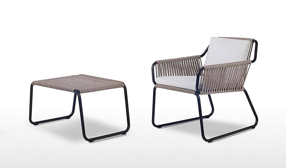 Riva K İkili ve Puflu Sandalye Bahçe Mobilyası