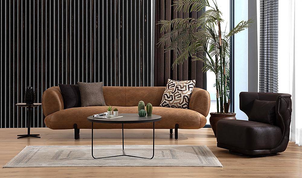 Brown Koltuk Takımı - Kahverengi