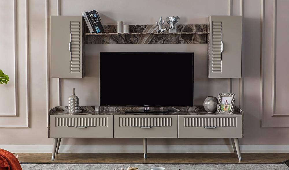 Argemon Tv Ünitesi - Gri TV Ünitesi