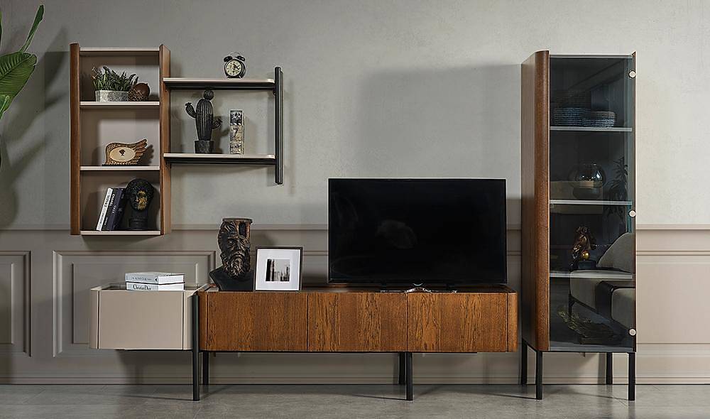 Pearl Tv Ünitesi - Vitrinli TV Ünitesi