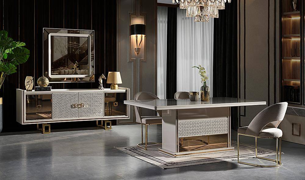 Tiana Yemek Odası - Gold Yemek Odası