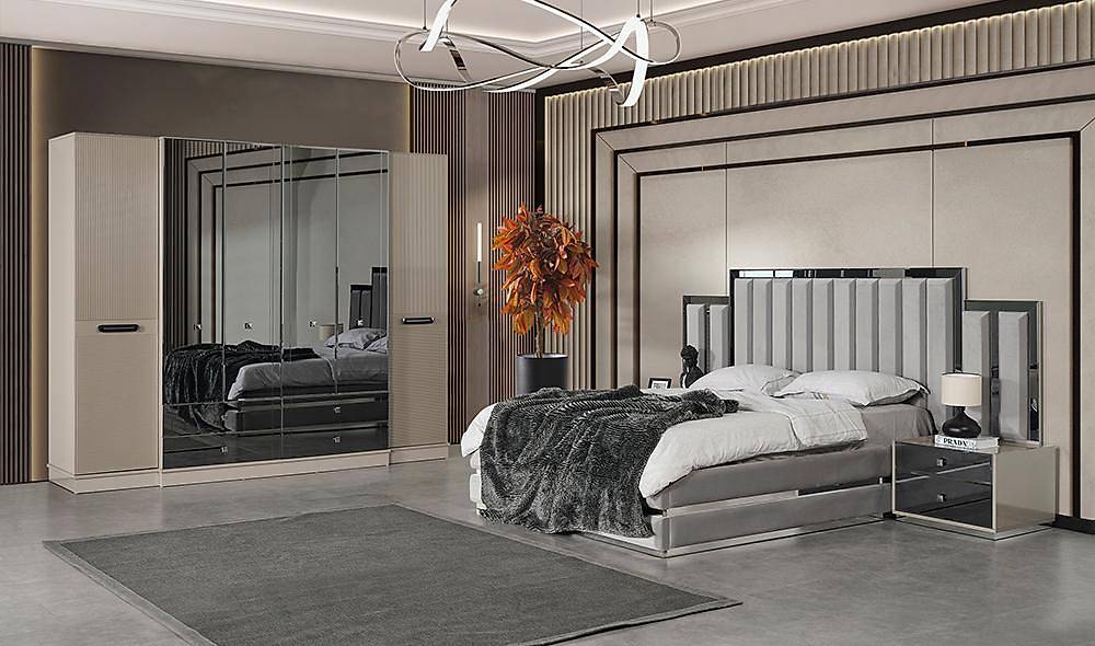 Kolezyum Bazalı Yatak Odası Yatak Odası