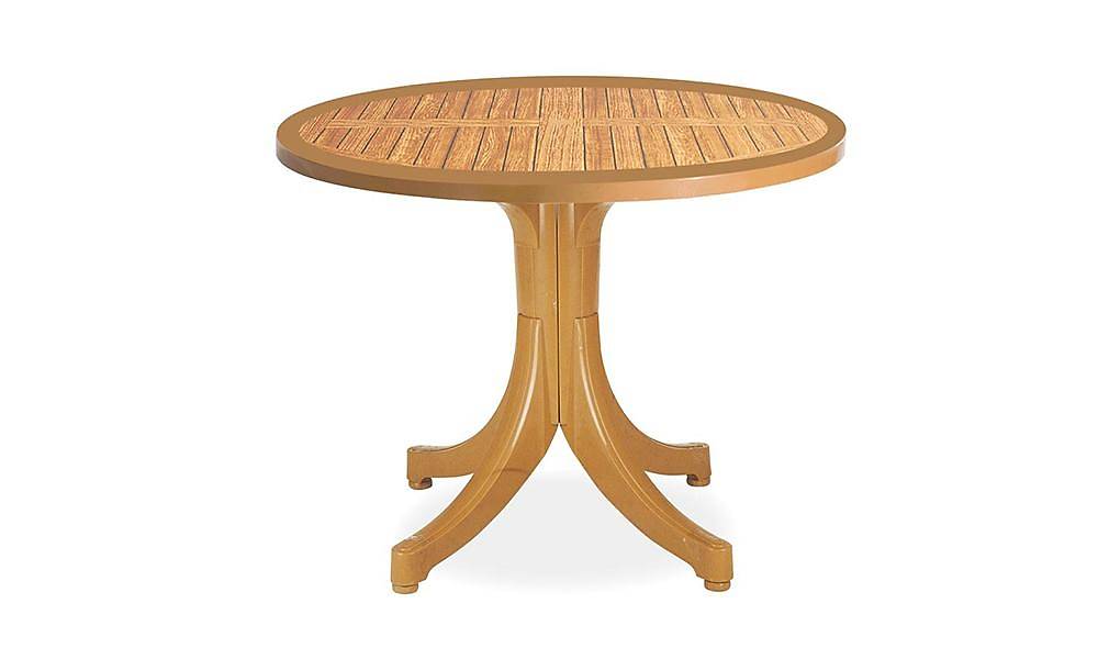 Pera 90 Teak Ahşap Dekor Masa Bahçe Mobilyası