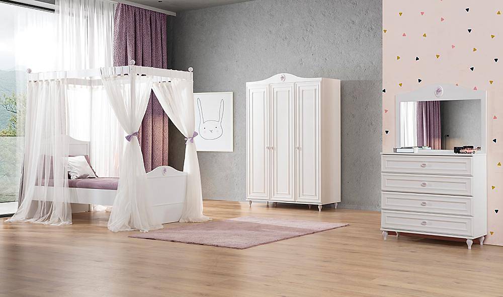 Layla Genç Odası - Cibinlikli Genç Odası