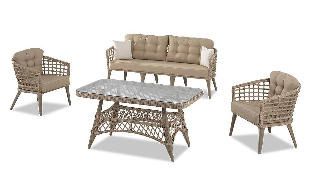 Domino Bahçe Koltuk Takımı Bahçe Oturma Grubu