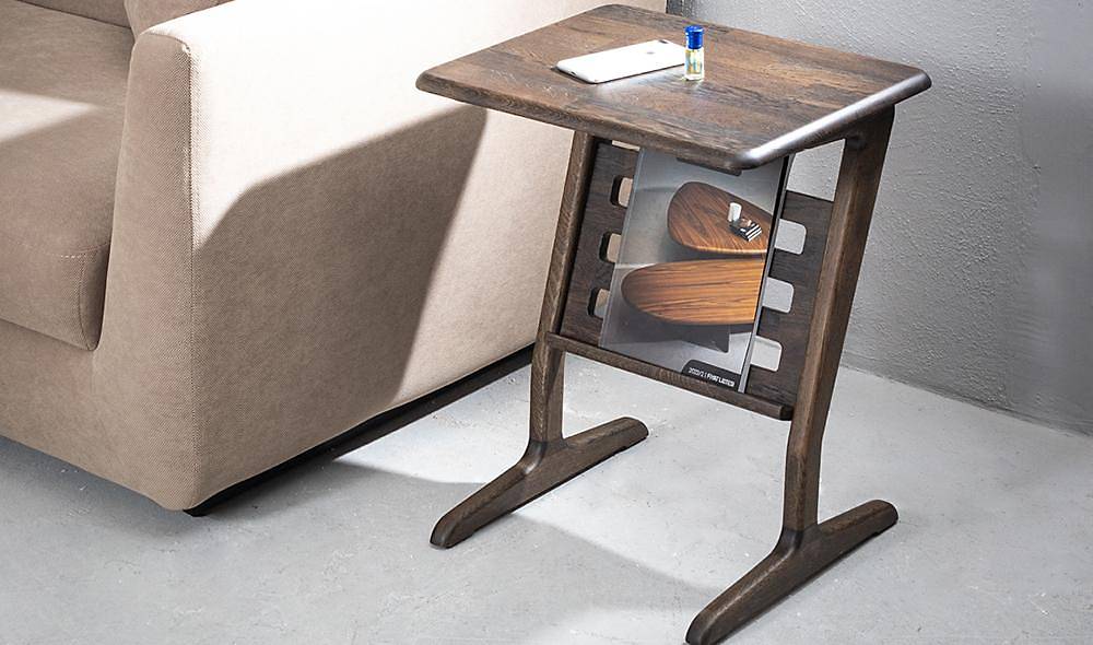 Sorento Yan Sehpa - Ceviz Sehpa ve Aksesuar