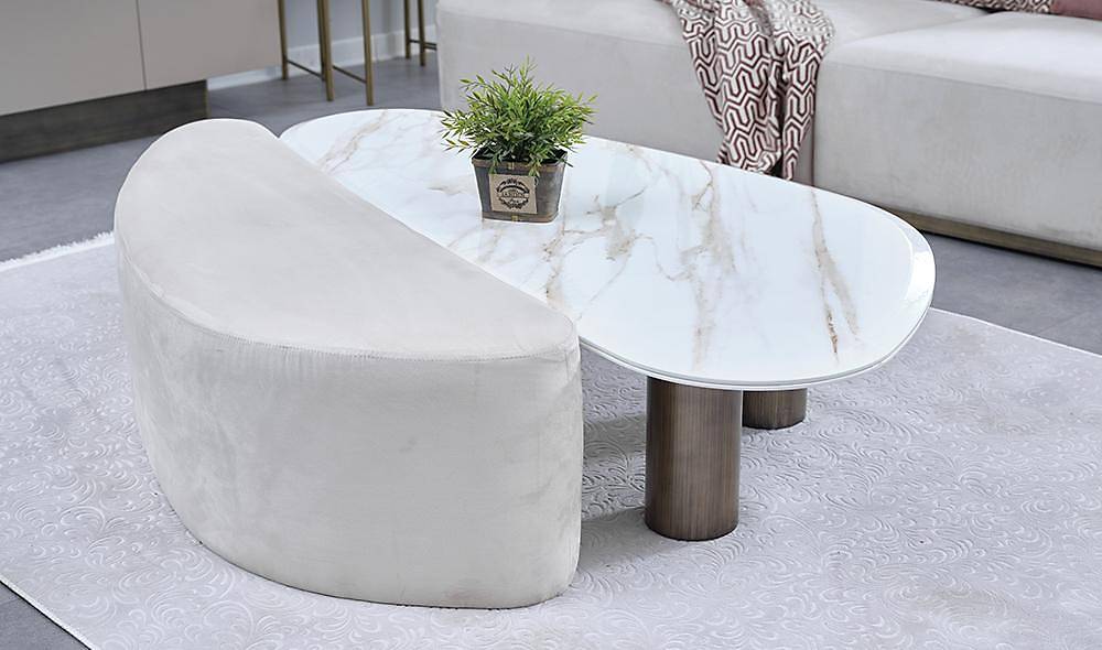 Armony Puflu Orta Sehpa Sehpa ve Aksesuar