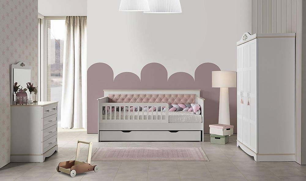 Pink Genç Odası - Sedirli Genç Odası