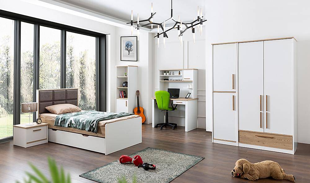 Bianca Genç Odası - 3 Kapılı Genç Odası