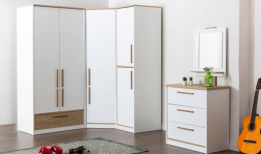 Bianca Gardrop - Köşe Dolaplı Giyinme Odası