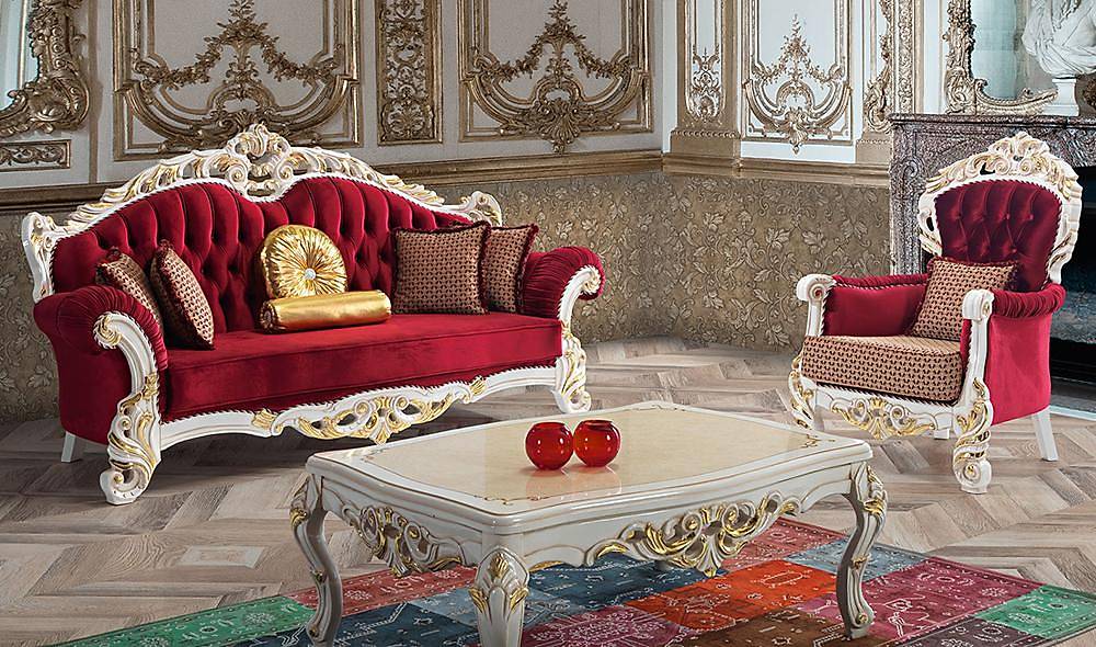 Lusso Klasik Salon Takımı Koltuk Takımı
