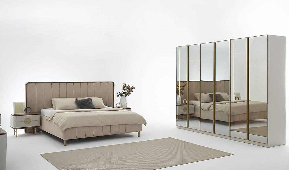 Artut Bazalı Yatak Odası - Cam Kapaklı