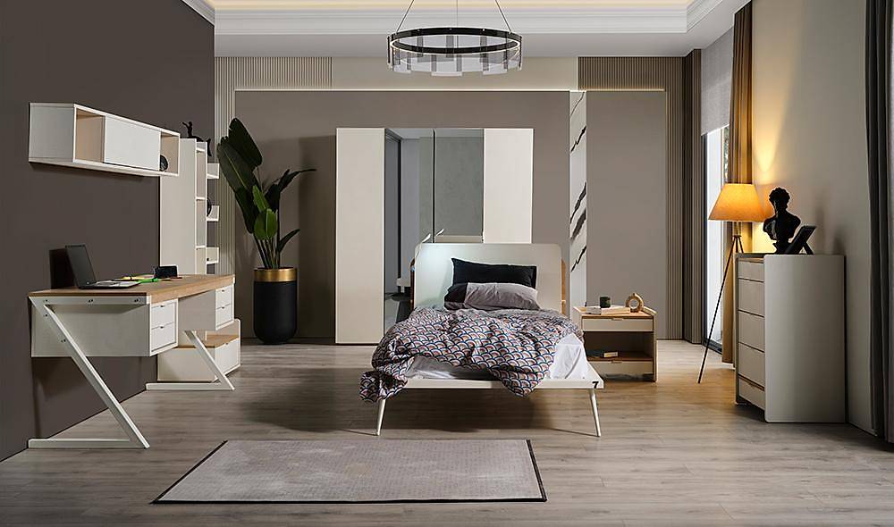 Moderno Genç Odası - 4 Kapılı Genç Odası