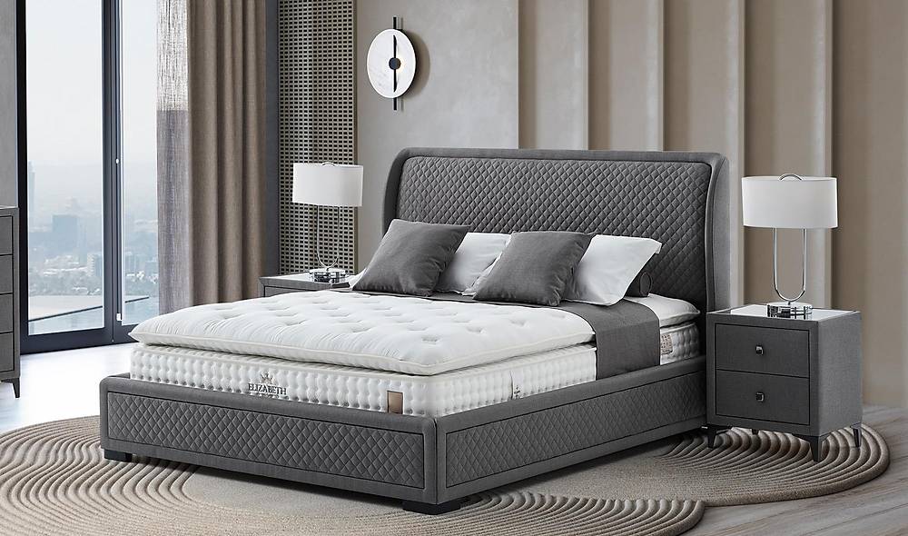 Elizabeth Laura Baza + Başlık + Yatak Baza Setleri