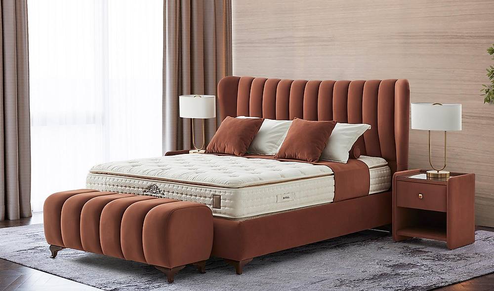 Royal Peri Baza + Başlık + Yatak Baza Setleri