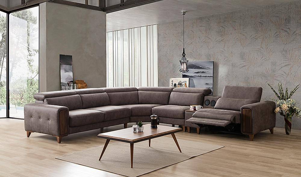 Piazzo Motorlu Köşe Takımı Köşe Koltuk