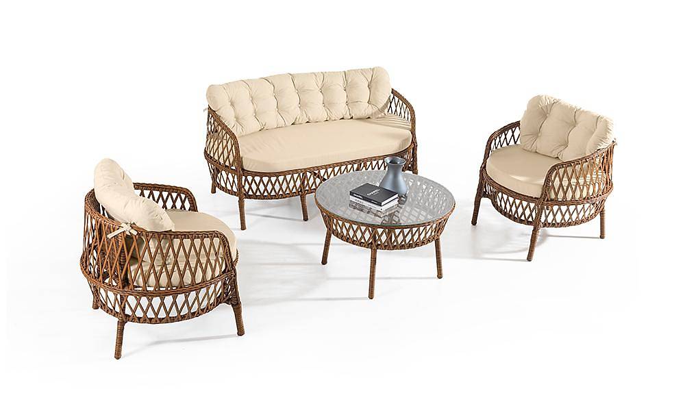 Weblonya Bahçe Koltuk Takımı Bahçe Oturma Grubu