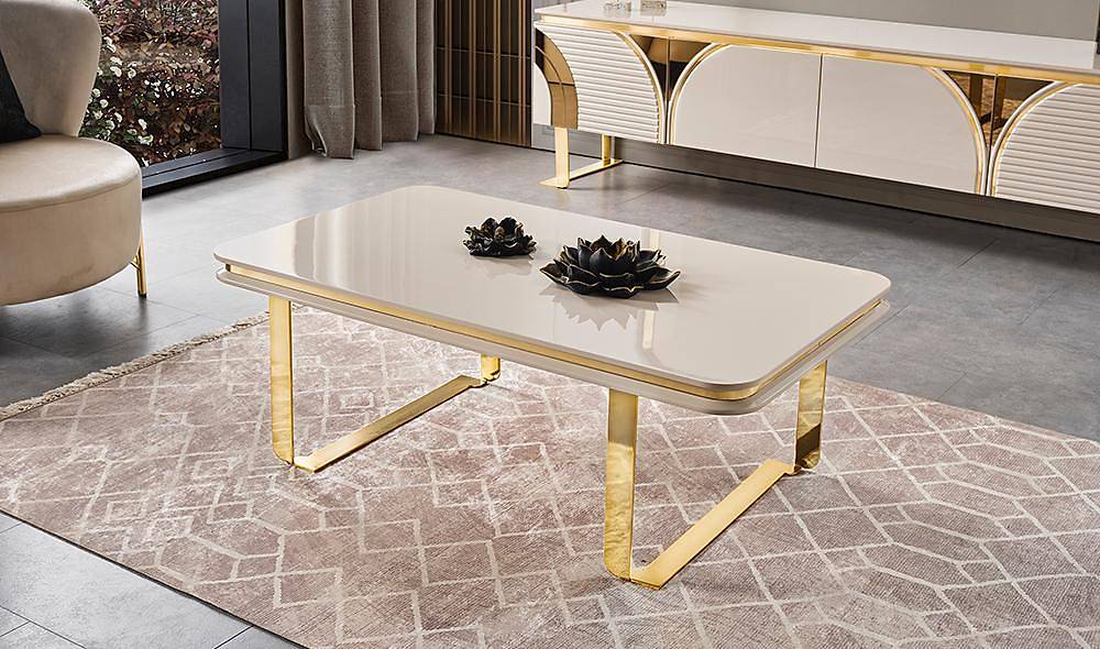 Hessen Orta Sehpa - Krem Sehpa ve Aksesuar