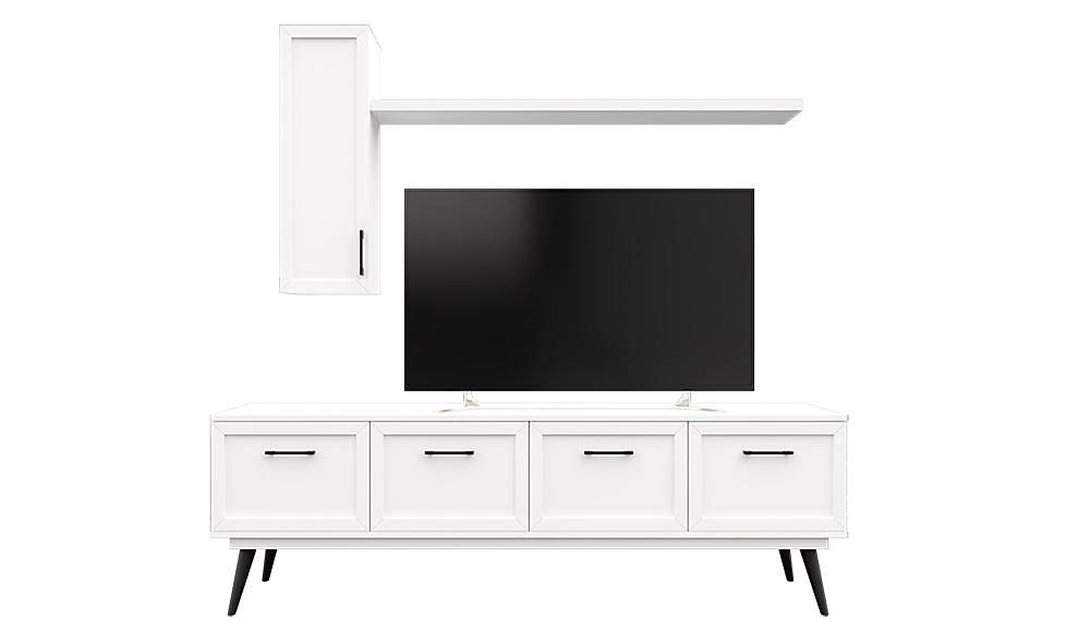 Liya Tv Ünitesi - Beyaz TV Ünitesi