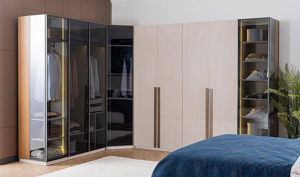 Fox Gardrop - Köşe Dolaplı Giyinme Odası