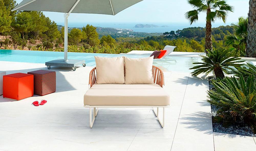 Kamilau İkili Bahçe Koltuğu Bahçe Mobilyası