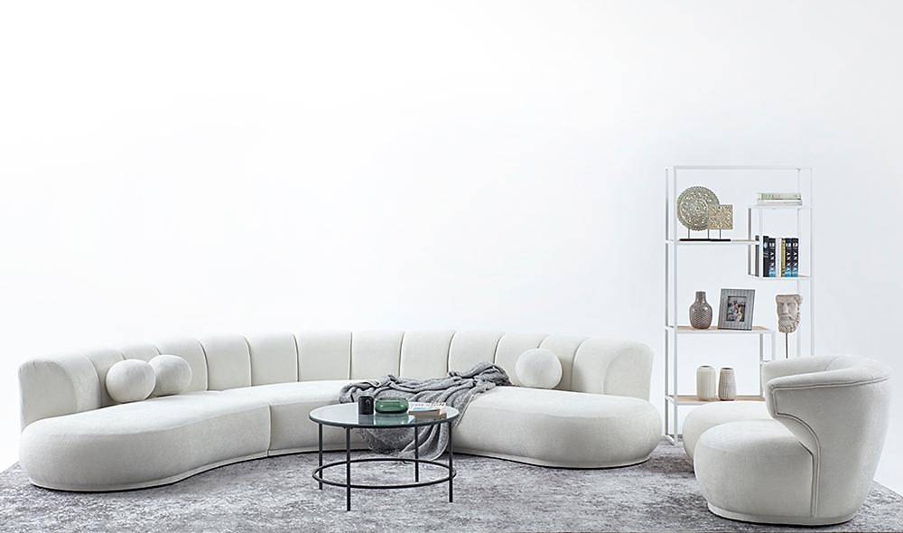 Kuğu Köşe Takımı - Dilimli Köşe Koltuk