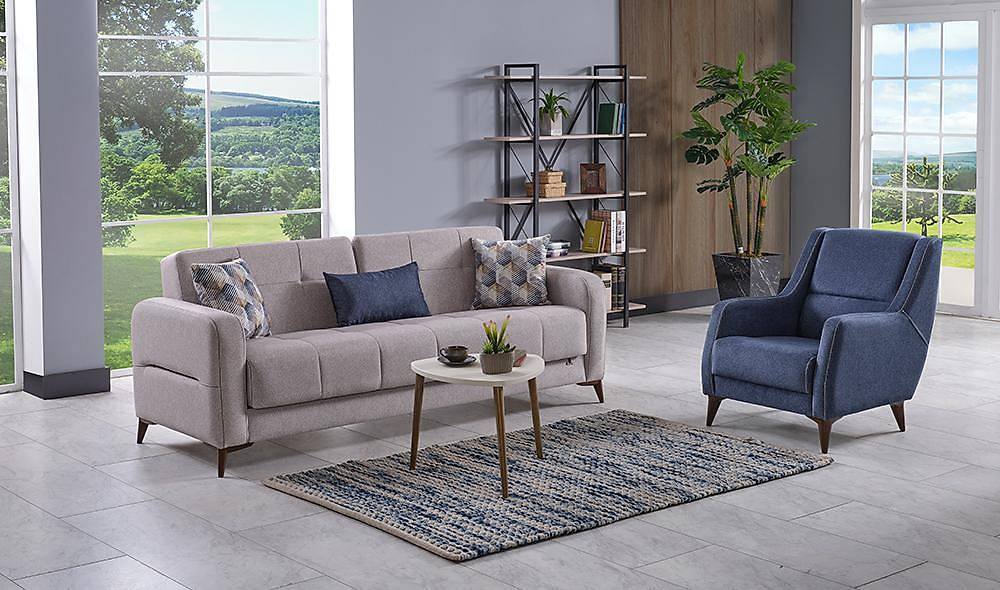 Melani Oturma Grubu - Gri Oturma Grubu