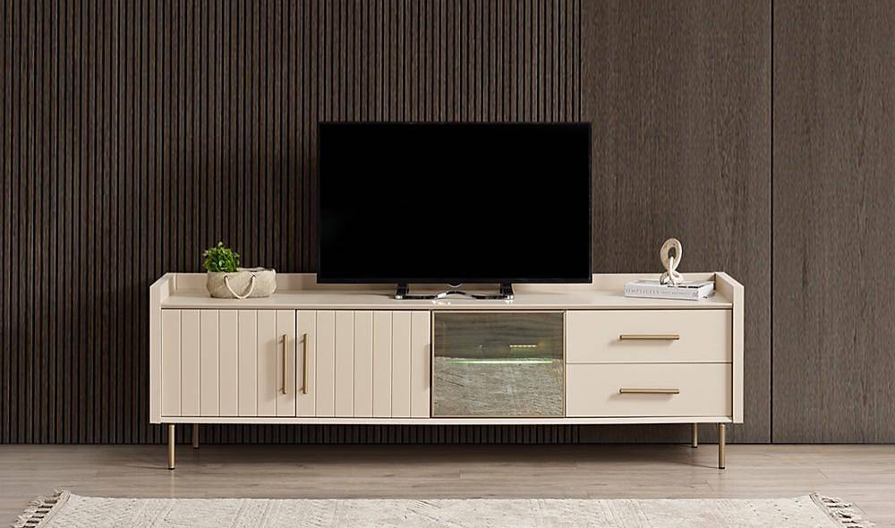 Lukka Tv Sehpası - Krem TV Ünitesi