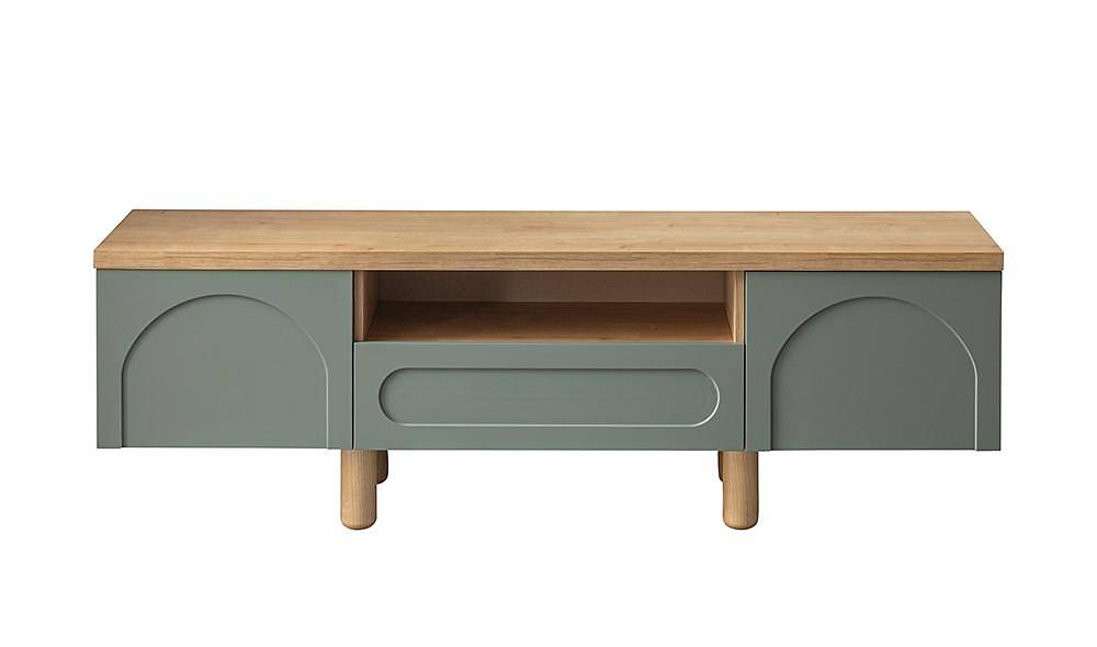 Logo Tv Sehpası - Yeşil TV Ünitesi