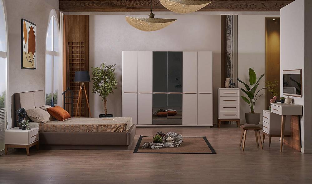 Avora Bazalı Yatak Odası Yatak Odası