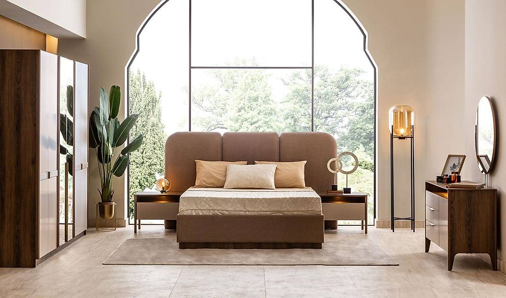 Sembol Bazalı Yatak Odası Yatak Odası