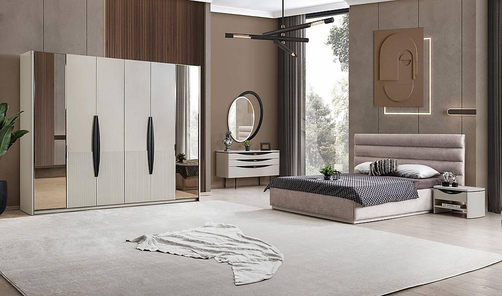 Pera Bazalı Yatak Odası