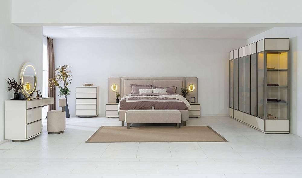 Sunny Bazalı Yatak Odası - 6 Kapılı Yatak Odası