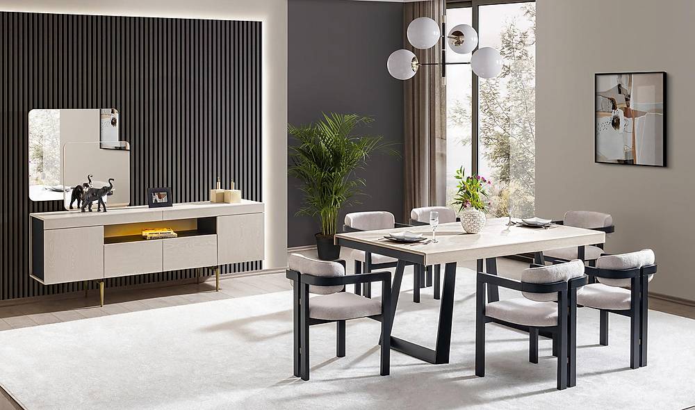 Montare Yemek Odası - Kum Beji Yemek Odası