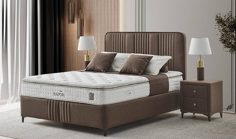 Safir Almina Baza + Başlık + Yatak Baza Setleri