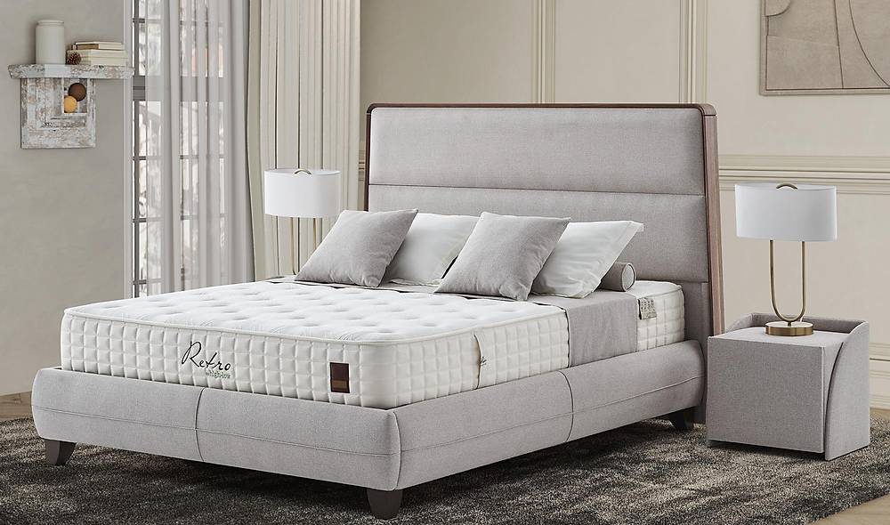 Retro Olimpos Baza + Başlık + Yatak Baza Setleri