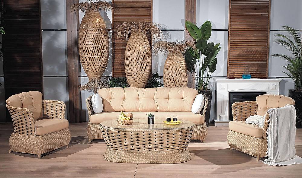 Flower Bahçe Koltuk Takımı Bahçe Oturma Grubu