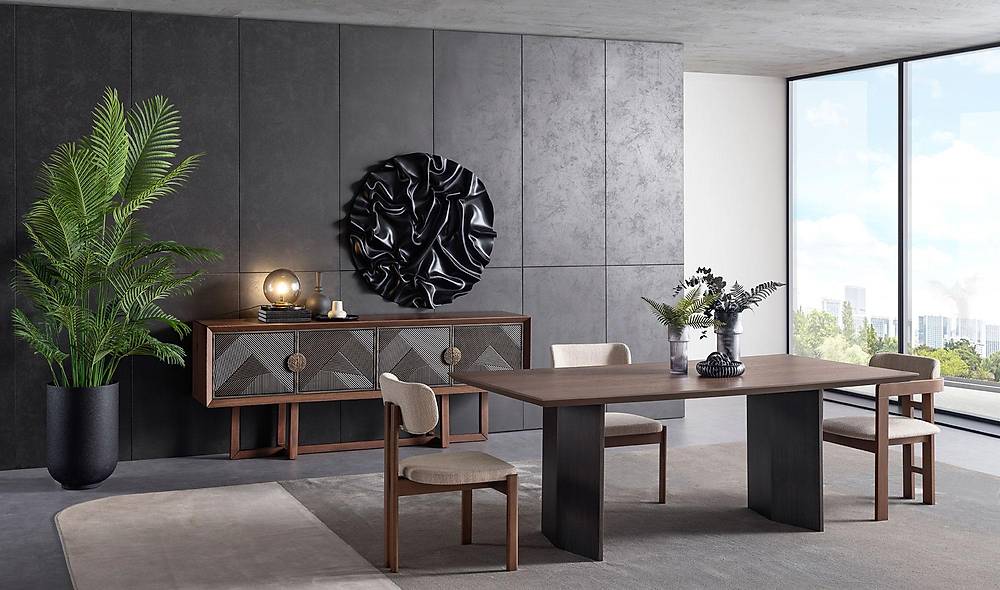 World Yemek Odası - Ceviz Yemek Odası