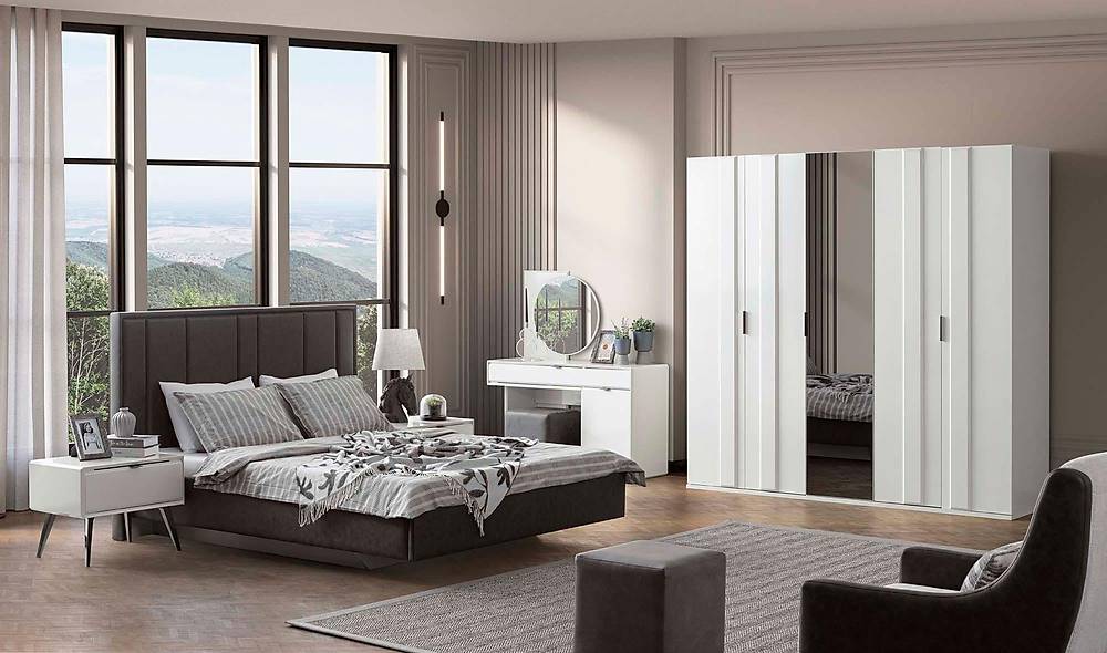 Guess Yatak Odası - 5 Kapılı Yatak Odası