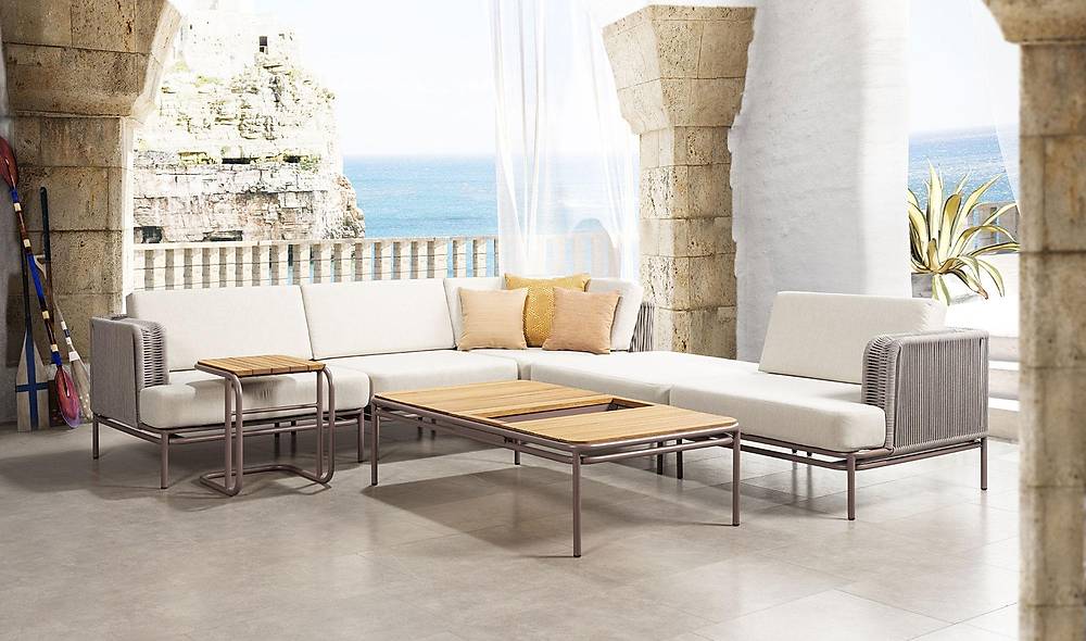 İve Bahçe Köşe Koltuk Takımı Bahçe Oturma Grubu